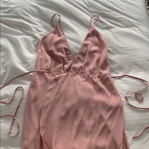 Reformation Silk Midi Wrap Dress